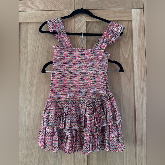 Chevron Ruffle Mini Skirt and top set - Picture 5 of 6